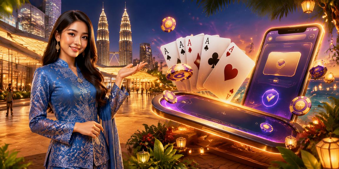 Permainan kad Teen Patti dengan pakaian baju kurung di Kuala Lumpur