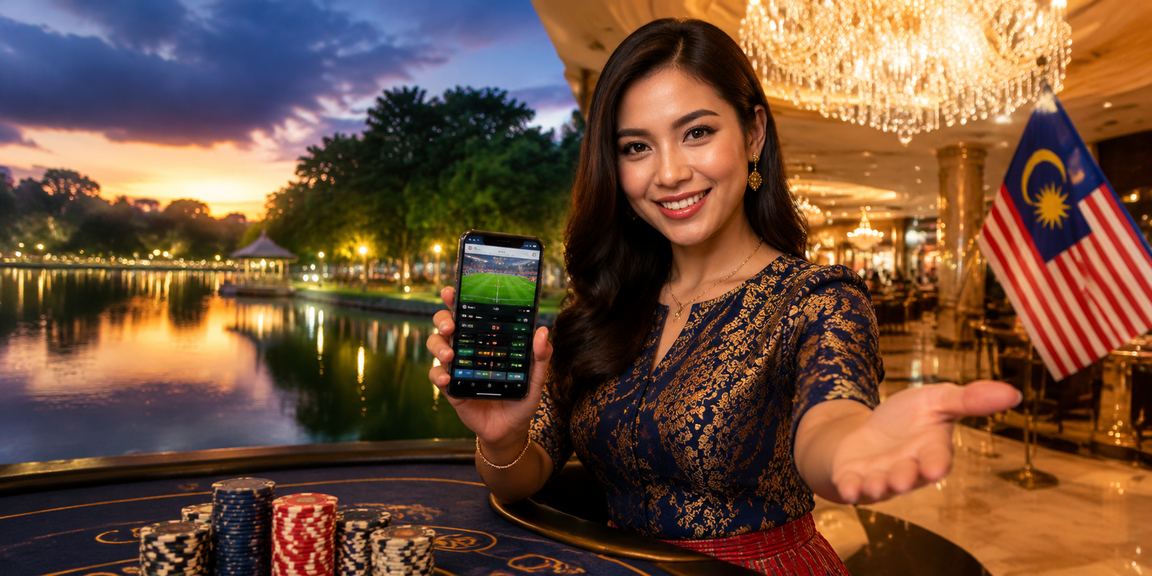 Aplikasi kasino Malaysia dengan paparan bonus selamat datang yang jelas
